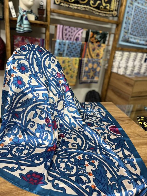 Flower Pattern Scarf — view 3