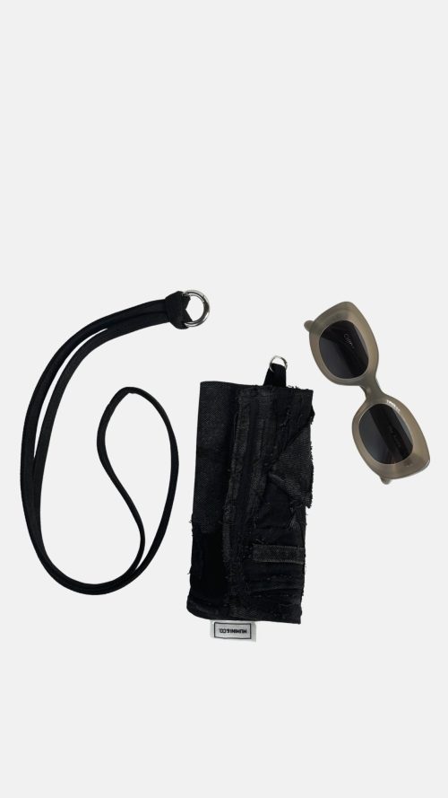 Handmade leather glasses case