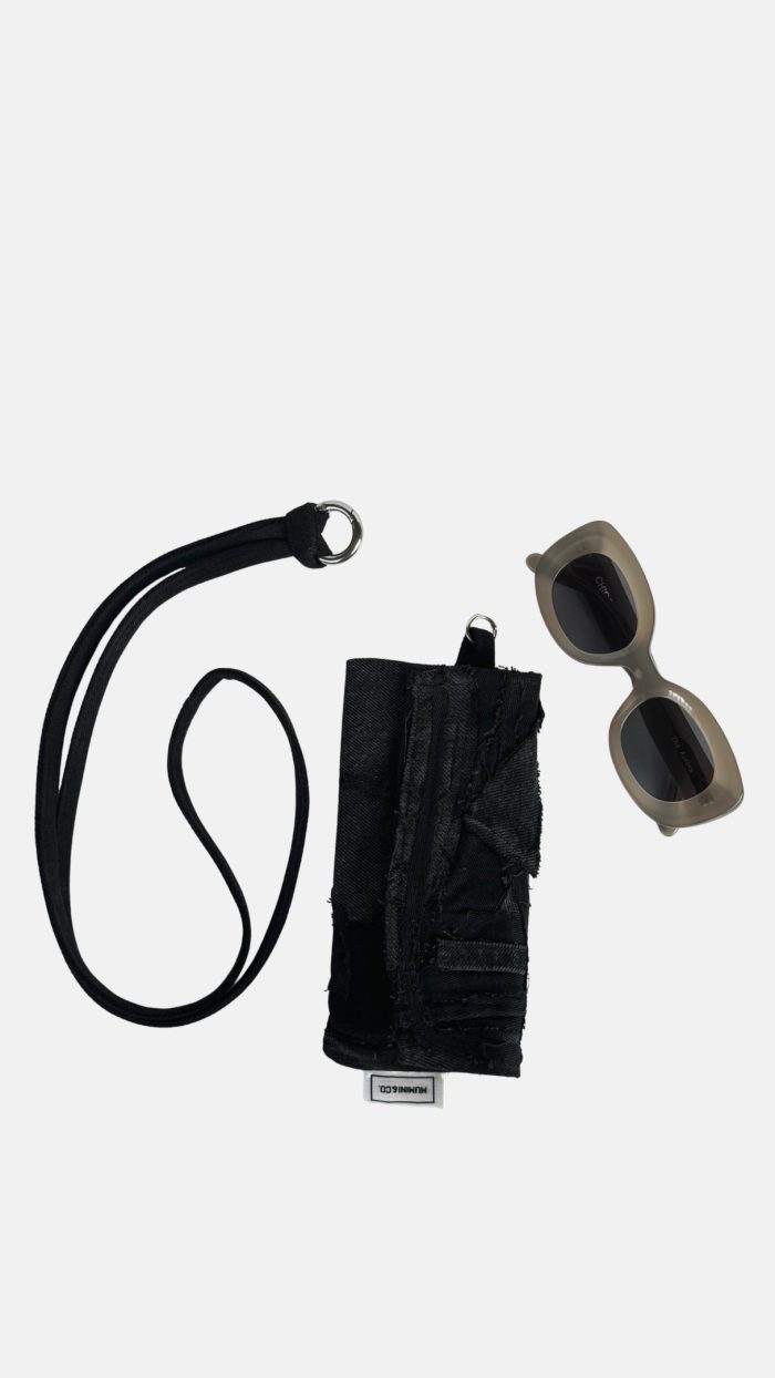 Handmade leather glasses case